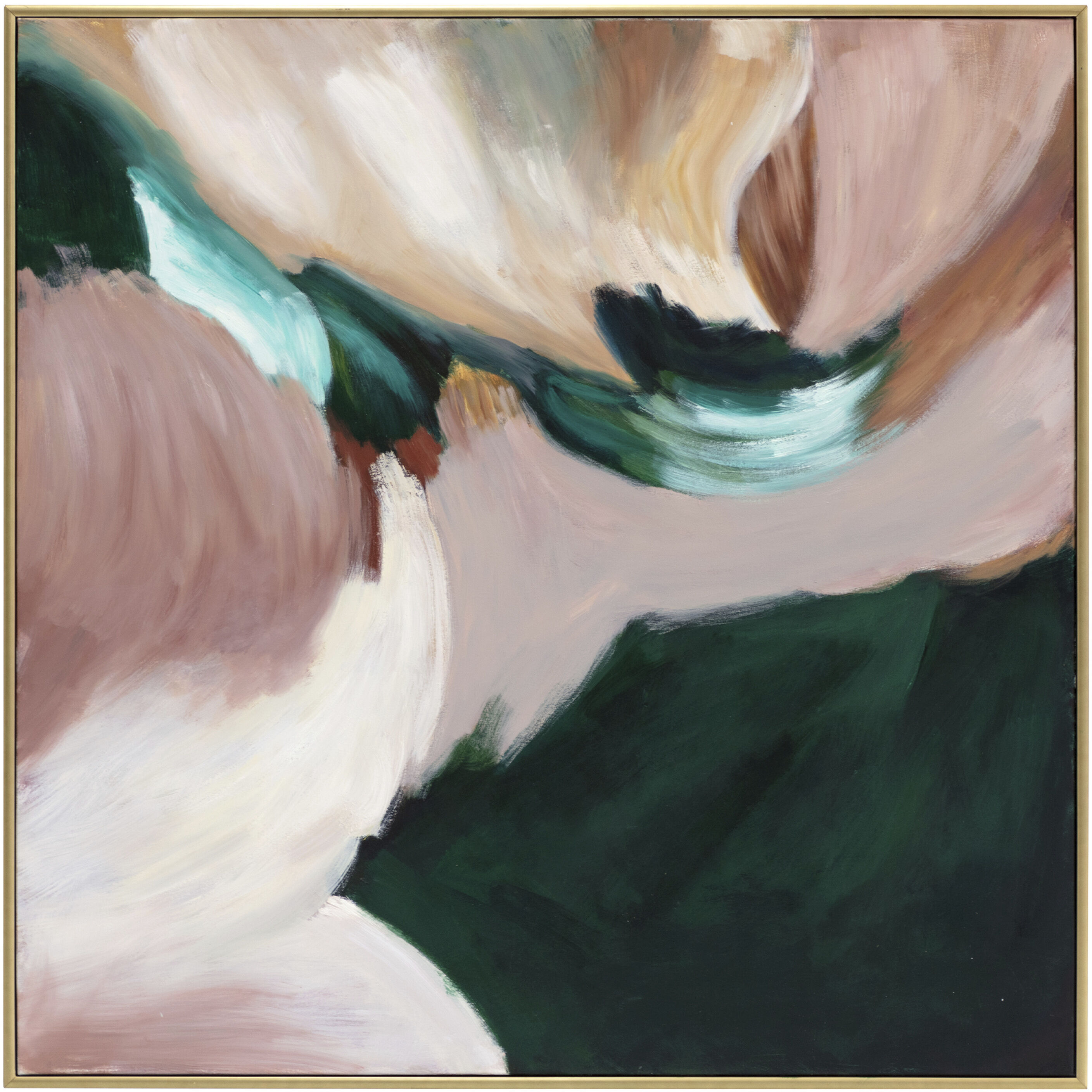 Wild Ones 48 X 48 inch Hand Painted Art, Set Of 2